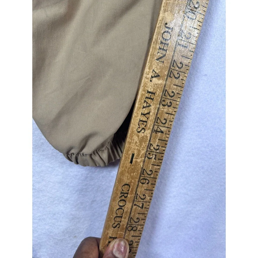 SHEIN Mens Cargo Jogger Pants Khaki Size M Utility Tactical Pockets Elastic Wais